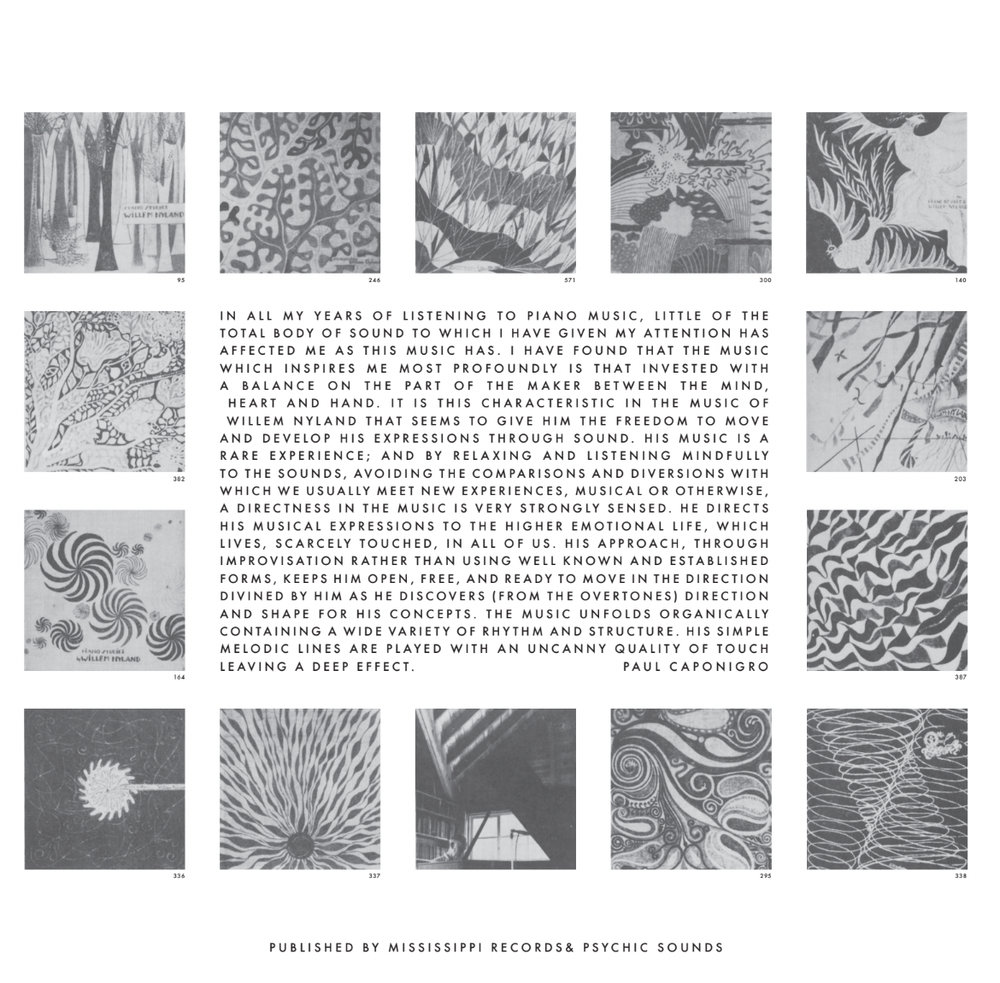 Willem Nyland - Piano Studies 337 — Mississippi Records